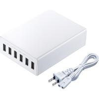 サンワサプライ USB充電器 ACA-IP67W 11230674 1個