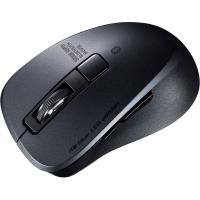 ワイヤレスマウス　無線　Bluetooth　静音　5ボタン　小型サイズ　ブルーLED　MA-BTBL155BK　サンワサプライ　1個