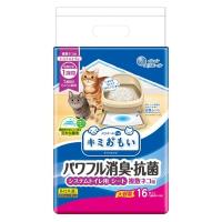 （セール）エリエール キミおもい パワフル消臭・抗菌 システムトイレ用シート 複数ネコ用 1週間分 16枚入 1袋 大王製紙