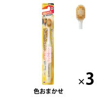 プレミアムケア ハブラシ 6列レギュラー 特にやわらかめ 薄型ヘッド 超先細毛 1セット（3本）エビス