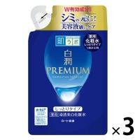 肌ラボ 白潤プレミアム薬用浸透美白化粧水しっとり つめかえ用 170mL ×3個 ロート製薬（イチオシ）
