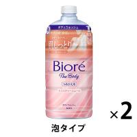 ビオレ ザボディ泡 モイスチャースムース ボディソープ 詰替 740ml 2個 花王 泡タイプ