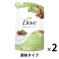 【セール】Dove（ダヴ） ダヴ ボディウォッシュ ホホバオイル＆サンダルウッド つめかえ用 330g 2個 ユニリーバ 【液体タイプ】