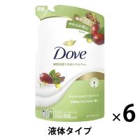 【セール】Dove（ダヴ） ダヴ ボディウォッシュ ホホバオイル＆サンダルウッド つめかえ用 330g 6個 ユニリーバ 【液体タイプ】