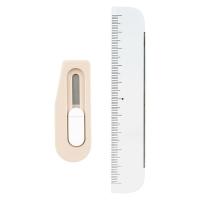 プラス チームデミ カッター + ルーラー(定規) くるみ 31465 1パック