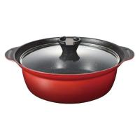 和平フレイズ 紅丈膳 IH対応フチ付卓上鍋24cm RB-1675 1個