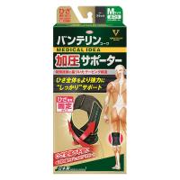 興和 バンテリンサポーターひざ加圧 ふつう ブラック 266005 1個