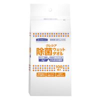 日本製紙クレシア クレシア 除菌ウェットタオル詰め替え用 64145 1セット(500枚:100枚入×5)