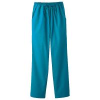 フォーク レディスストレートパンツ ターコイズ L 6012SC-11 1枚　スクラブ