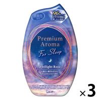 お部屋の消臭力 プレミアムアロマ 玄関 リビング用 部屋用 トワイライトローズ 400mL 1セット（3個） エステー 消臭 芳香剤