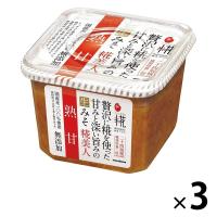 プラス糀 生みそ 糀美人熟甘 650g 3個 マルコメ 国産米使用 味噌