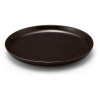 無印良品 日常の器 プレート 中 ダークブラウン 約直径19cm 良品計画