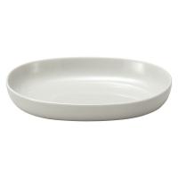 無印良品 日常の器 オーバルボウル グレーベージュ 約25.5×18cm 良品計画