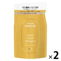 パンテーン ミラクルズ ボンドリペアモイスチャー＆パワーリペア シャンプー 詰め替え 350g 2個 P＆G