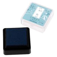 シヤチハタ スタンプ台 いろもよう わらべ 水色 HAC-S1-PB 1個