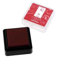 シヤチハタ スタンプ台 いろもよう わらべ 茜色 HAC-S1-DR 1個