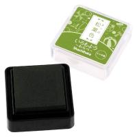シヤチハタ スタンプ台 いろもよう わらべ 松葉色 HAC-S1-DYG 1個