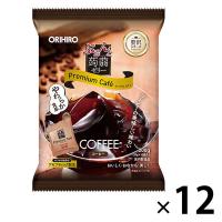 ぷるんと蒟蒻ゼリー プレミアムカフェ コーヒー 1セット（1袋（10個入）×12） オリヒロ　こんにゃくゼリー　ミニパウチタイプ