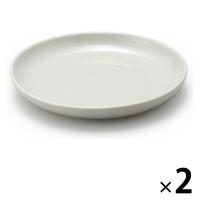 無印良品 日常の器 プレート 小 グレーベージュ 約直径14cm 1セット（2枚） 良品計画