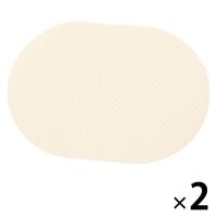 アミアミPUランチョンマット アイボリー 1セット（2枚） LAKOLE/ラコレ
