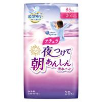ナチュラ夜つけて朝あんしん 吸水パッド 吸水パッド  85cc  20枚:（1パック×20枚入）エリエール 大王製紙