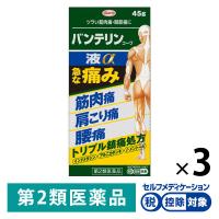 バンテリンコーワ液α 45g 3箱セット 興和 ★控除★ 痛み止め 塗り薬 筋肉痛 肩こり痛 腰痛【第2類医薬品】