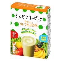 からだにユーグレナやさしいフルーツオレ 20包入り 1箱 ユーグレナ