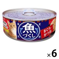 いなば CIAO チャオ 魚づくし缶 まぐろ・かつお 60g 6缶 キャットフード 缶詰