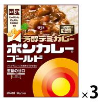ボンカレーゴールド 芳醇デミカレー 至福の甘口 1セット（3個）大塚食品 レンジ対応 レトルト