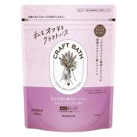 入浴剤 CRAFT BATH やさしいラベンダーの香り 400g 1個 お湯の色 ナチュラルホワイト（にごりタイプ） アース製薬