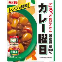 エスビー食品 カレー曜日 甘口 1人前・230g 1個 レンジ対応 レトルトカレー