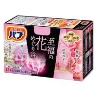 バブ 至福の花めぐり浴 1箱（12錠入） 入浴剤 透明タイプ 花王