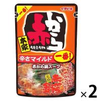 ストレート赤から鍋スープ 1番 720g 2個 イチビキ 鍋つゆ 鍋の素