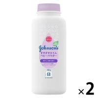ジョンソン すやすやタイム ナチュラルベビーパウダー 100g 1セット（2個入） ケンビュー低刺激処方 あせも 天然由来成分