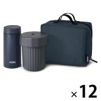 サーモス ヌードルコンテナー 1000ml ネイビー JEC-1000 NVY 1セット（12個）