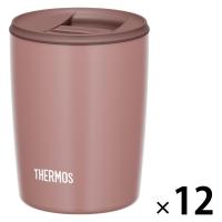 サーモス 真空断熱タンブラー 300ml ミルクブラウン JDP-301 MBW 1セット（12個）
