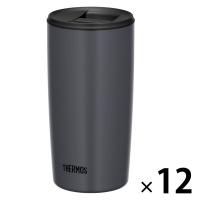 サーモス 真空断熱タンブラー 500ml ダークグレー JDP-501 DGY 1セット（12個）