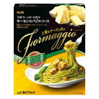 【ワゴンセール】エスビー食品 予約でいっぱいの店の Formaggio サーモンのバジルソース 1個（わけあり品）