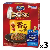 銀のスプーン 三ツ星グルメ 香るお魚仕立て 食事の吐き戻し軽減フード 国産 192g（16g×12袋）3個 キャットフード ドライ