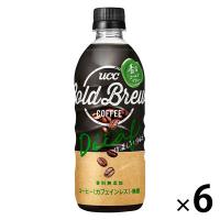 【ワゴンセール】UCC上島珈琲 COLD BREW DECAF（コールドブリュー デカフェ）500ml 1セット（6本）（わけあり品）