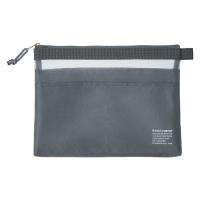 kleid メッシュポーチ A5サイズ対応 チャコール 8471-01 1個