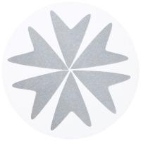 ペーパーコースター フラワーグレー 1セット（300枚：100枚入×3パック） カミイソ産商  オリジナル