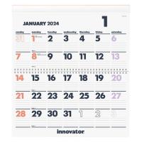 【2024年版カレンダー】デザインフィル イノベーター カレンダー 壁掛 M 日曜始まり 31303006 1冊