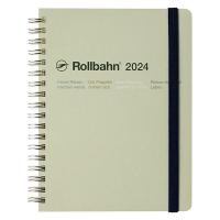 【2024年版手帳】デルフォニックス ロルバーンダイアリーラテL ライトグリーン 140006244 1冊