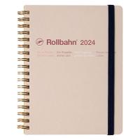 【2024年版手帳】デルフォニックス ロルバーンダイアリーラテL ライトピンク 140006561 1冊