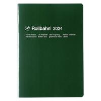 【2024年版手帳】デルフォニックス ロルバーンノートダイアリーA5 ダークグリーン 140059288 1冊