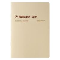 【2024年版手帳】デルフォニックス ロルバーンノートダイアリーラテA5 ベージュ 140060161 1冊