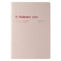 【2024年版手帳】デルフォニックス ロルバーンノートダイアリーラテA5 ライトピンク 140060561 1冊