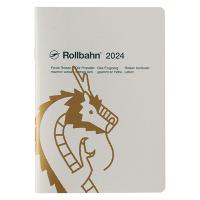 【2024年版手帳】デルフォニックス ロルバーンノートダイアリードラゴンB6 ホワイト 140068100 1冊