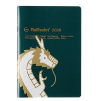 【2024年版手帳】デルフォニックス ロルバーンノートダイアリードラゴンB6 ダークグリーン 140068288 1冊